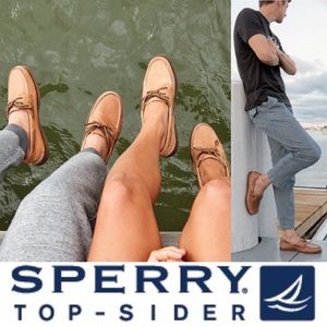 NWT Sperry A/O Sahara Leather Boat shoes